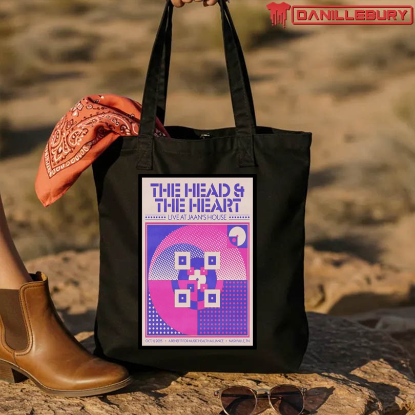 The Head And The Heart Oct 11 2025 Jaan’s House Nashville TN Poster - Image 4