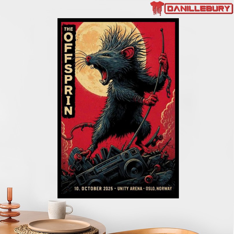 The Offspring Oslo Norway October 10 2025 Poster - Image 2