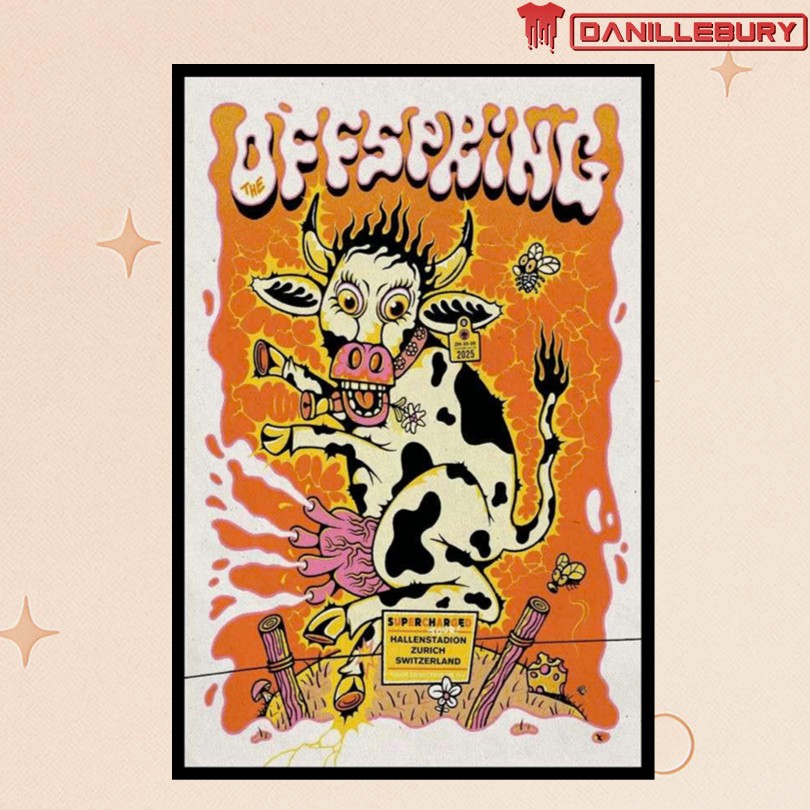 The Offspring September 30 2025 at Hallenstadion Zurich Poster