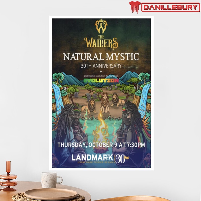 The Wailers Oct 9 2025 Port Washington NY Landmark On Main Street Poster - Image 2