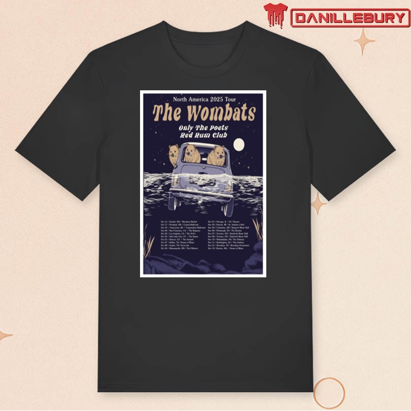 The Wombats North America 2025 Tour Poster - Image 3