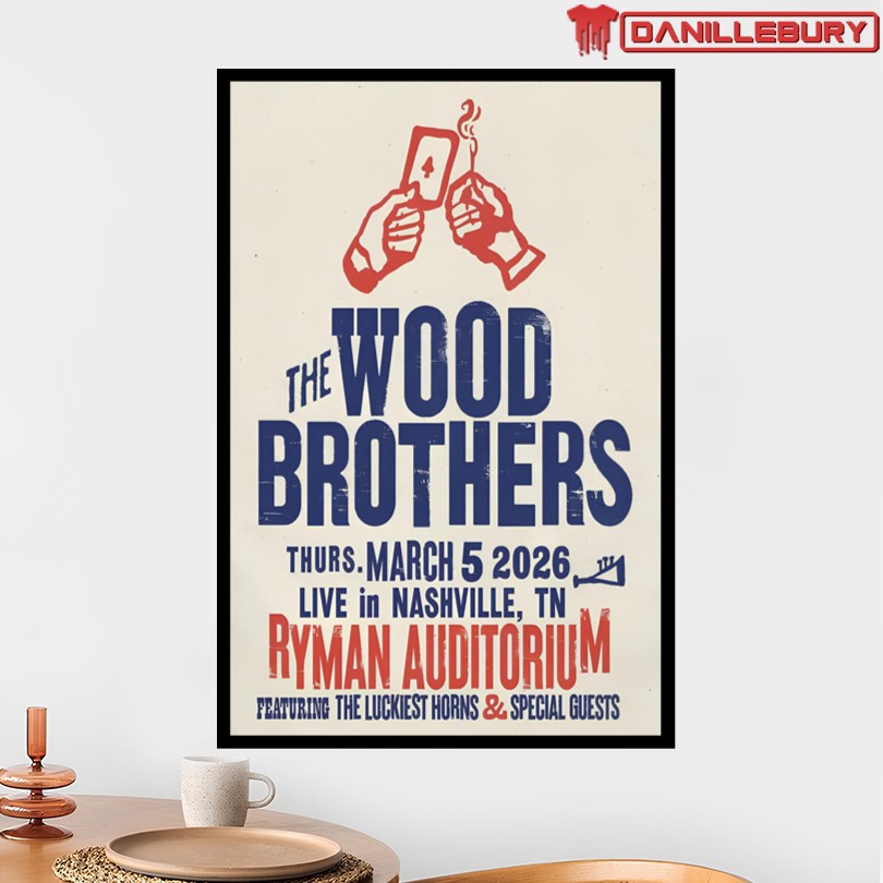 The Wood Brothers Ryman Auditorium Nashville March 05 2026 Poster - Image 2