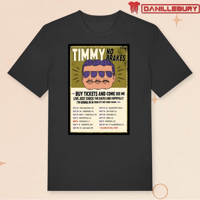 Timmy No Brakes October 2025 Concert Poster - Image 3