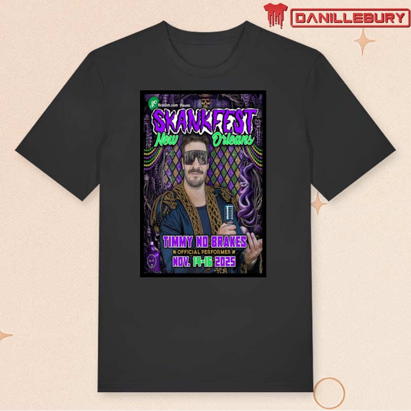 Timmy No Brakes Skankfest NOLA New Orleans LA November 14-16 2025 Poster - Image 3