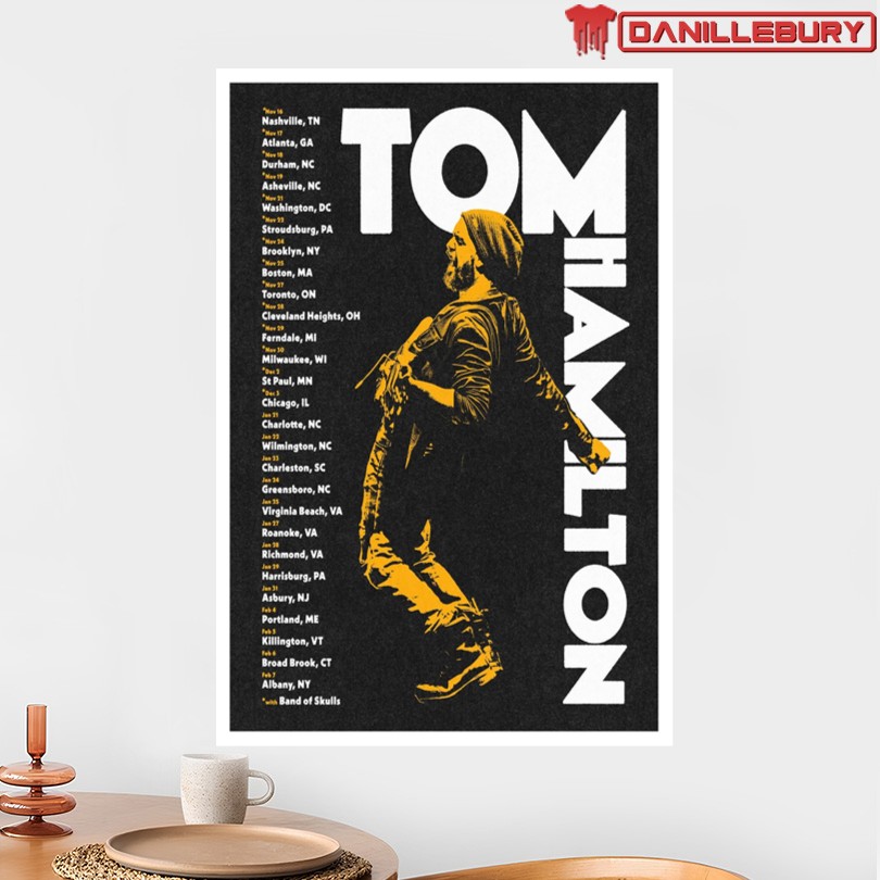 Tom Hamilton Jr Winter 2025 Live Show Poster - Image 2