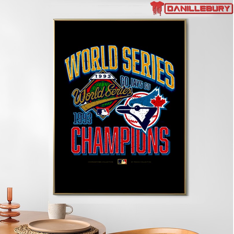 Toronto Blue Jays 1993 World Series Cooperstown Collection Premium T-Shirt - Image 4