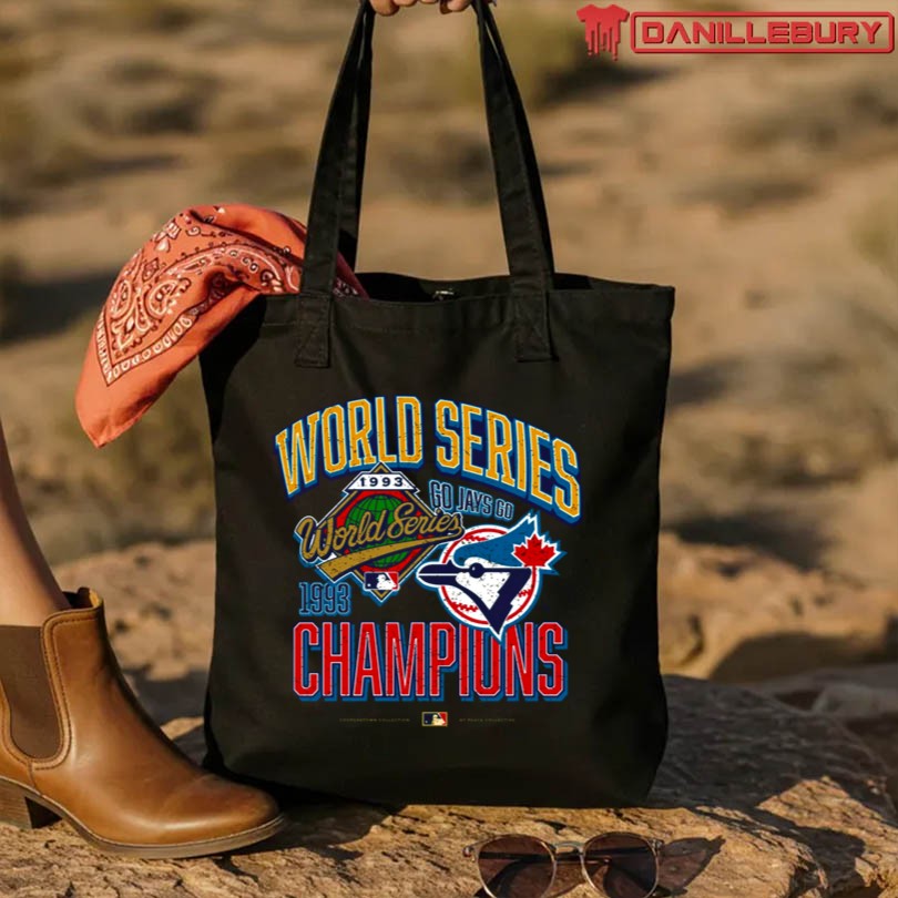 Toronto Blue Jays 1993 World Series Cooperstown Collection Premium T-Shirt - Image 3