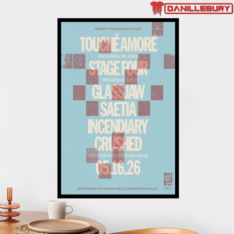 Touche Amore May 16 2026 Hollywood Palladium Poster - Image 2