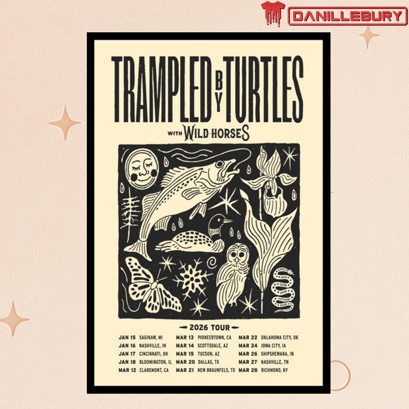 Trampled By Turtles 2026 Music Tour Poster