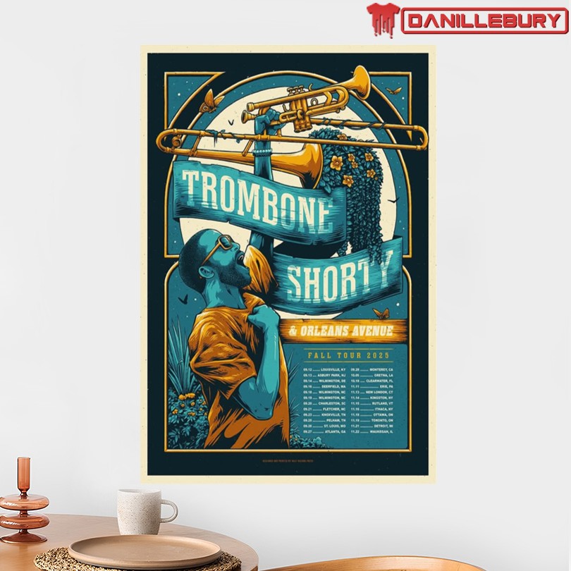 Trombone Shorty Fall Tour 2025 Poster - Image 2