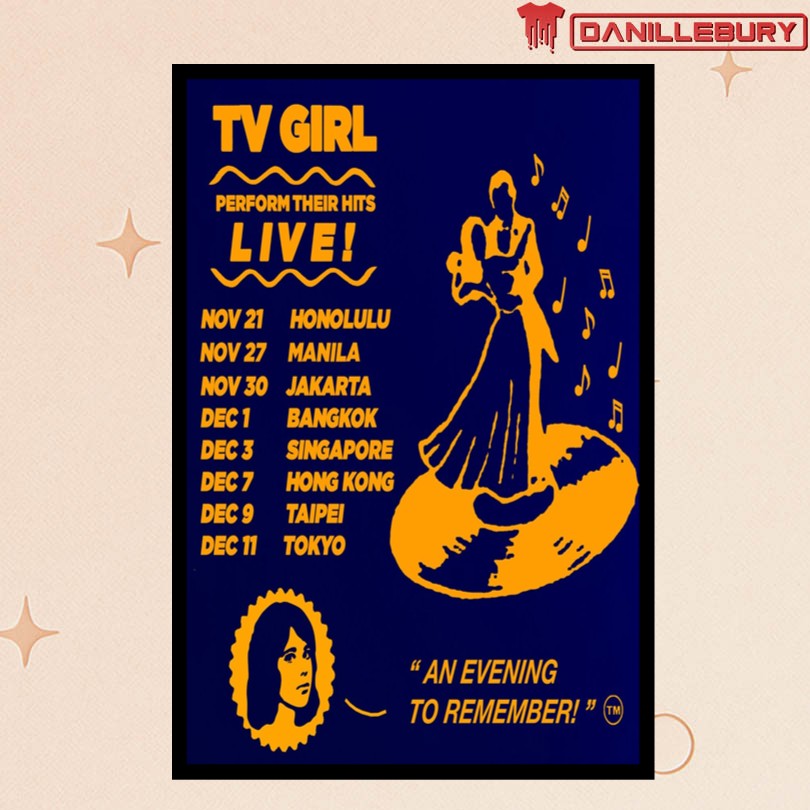 TV Girl Eastern Rim December 2025 Poster