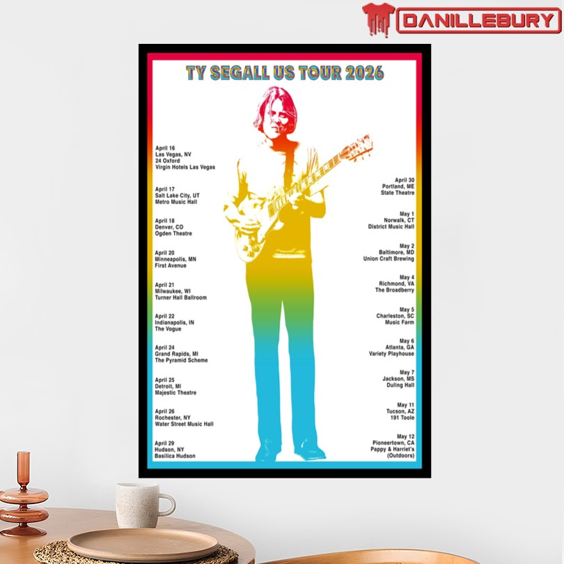 Ty Segall 2026 Music Tour Poster - Image 2