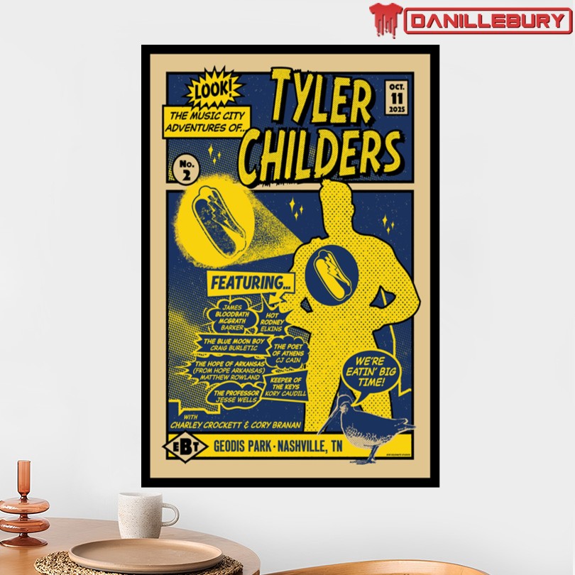 Tyler Childers Oct 11 2025 Geodis Park Nashville TN Poster - Image 2