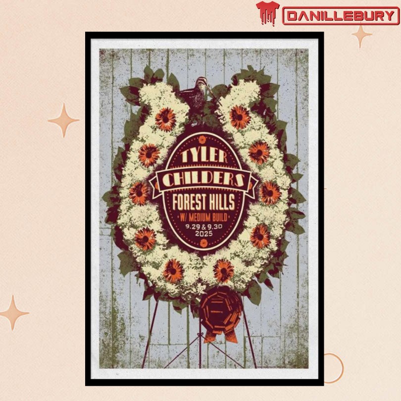 Tyler Childers Sept 29-30 2025 Forest Hills Event Poster