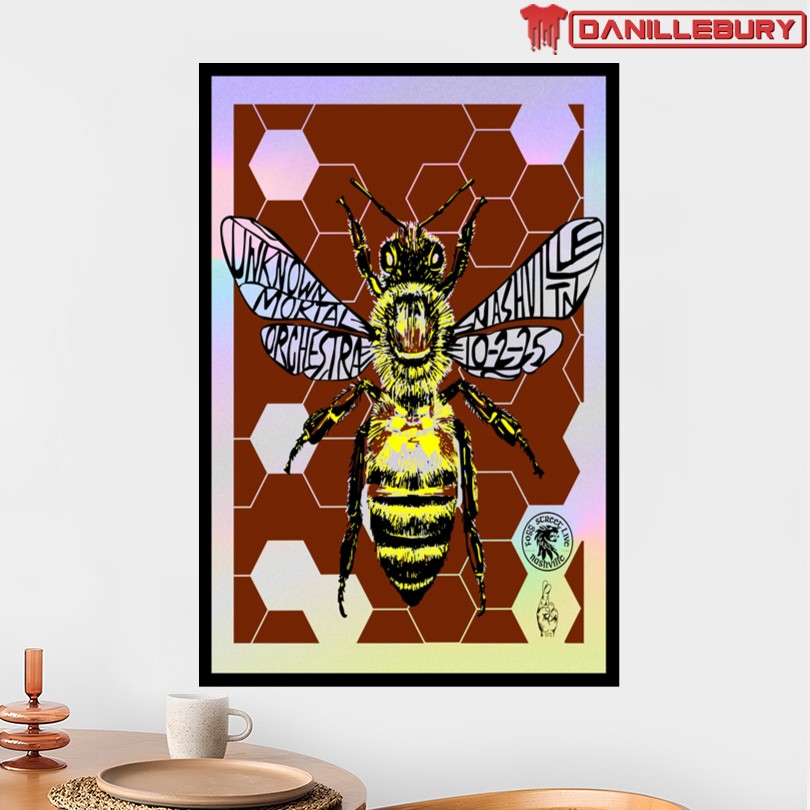 Unknown Mortal Orchestra Fogg Street Live Nashville Oct 10 2025 Poster - Image 2