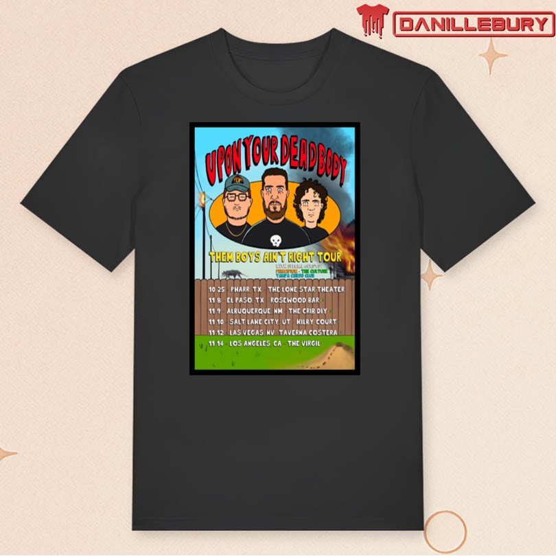 Upon Your Dead Body Nov 2025 Tour Poster - Image 3