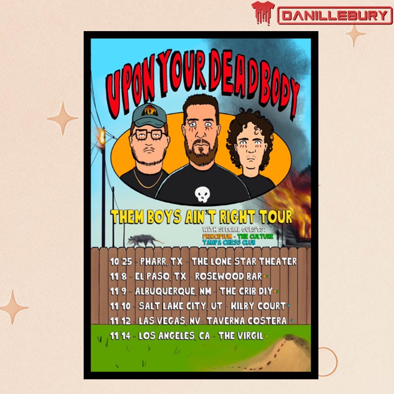 Upon Your Dead Body Tour November 2025 Poster