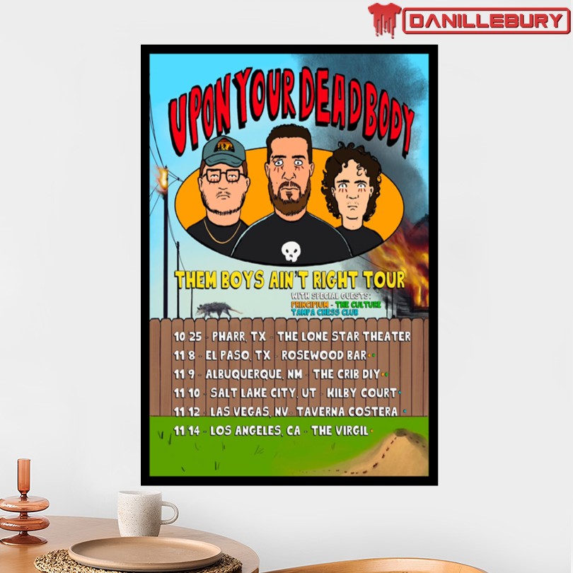 Upon Your Dead Body Tour November 2025 Poster - Image 2