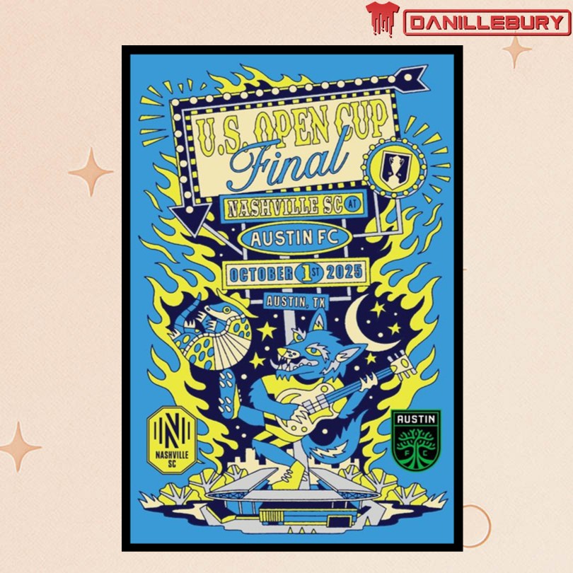 US Open Cup Final Oct 1 2025 Austin TX Poster