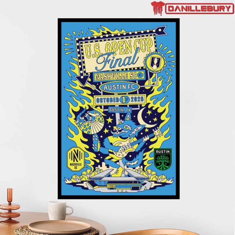 U.S. Open Cup Final October 1st 2025 Austin TX Poster - Image 2