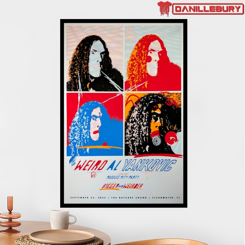 Weird Al Yankovic Clearwater Florida September 25 2025 Tour Poster - Image 2