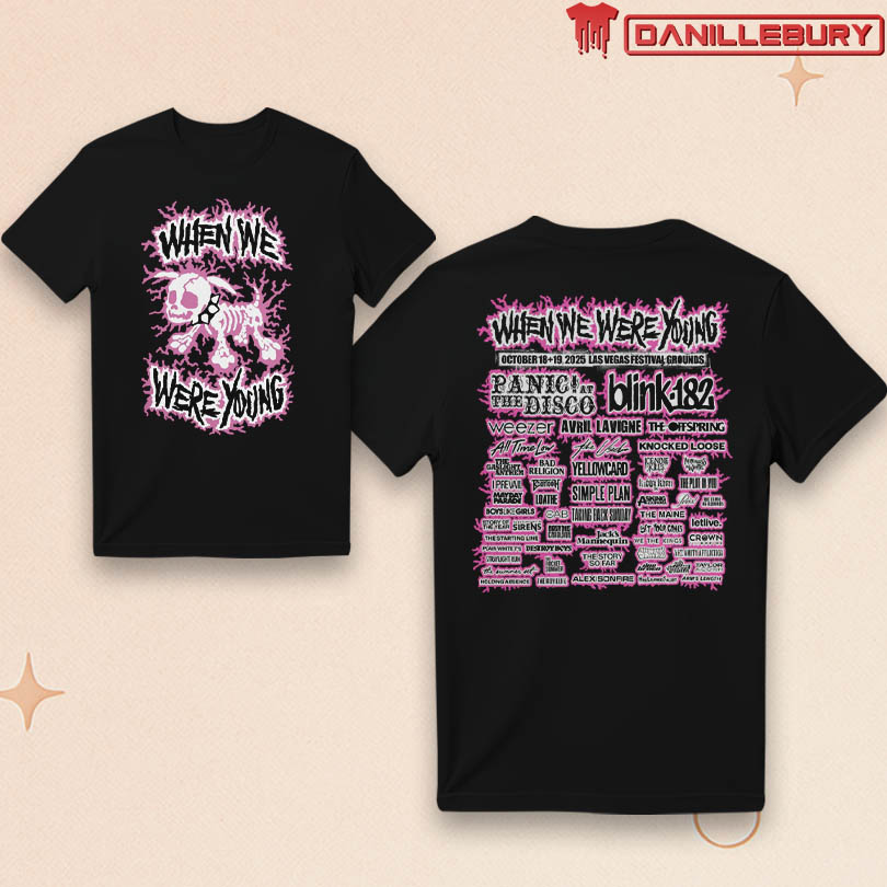 When We Were Young Festival Electric Dog Lineup shirt