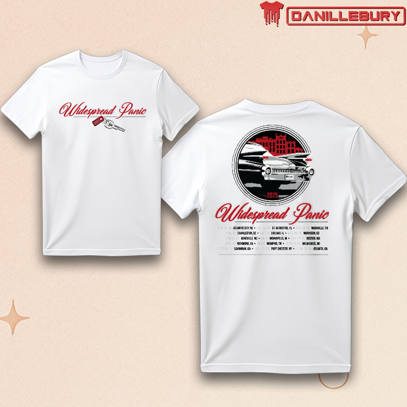Widespread Panic 2025 Tour New Tee