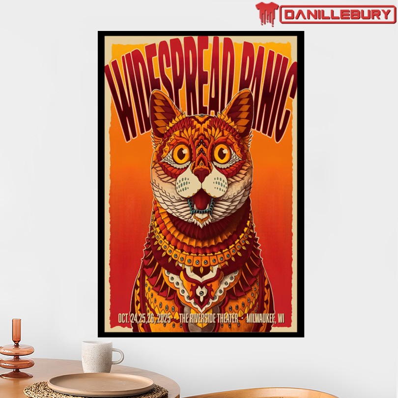 Widespread Panic Milwaukee WI Oct 25 2025 Poster - Image 2