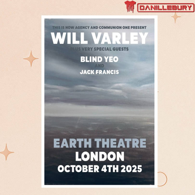 Will Varley October 4 2025 Earth Theatre London Poster