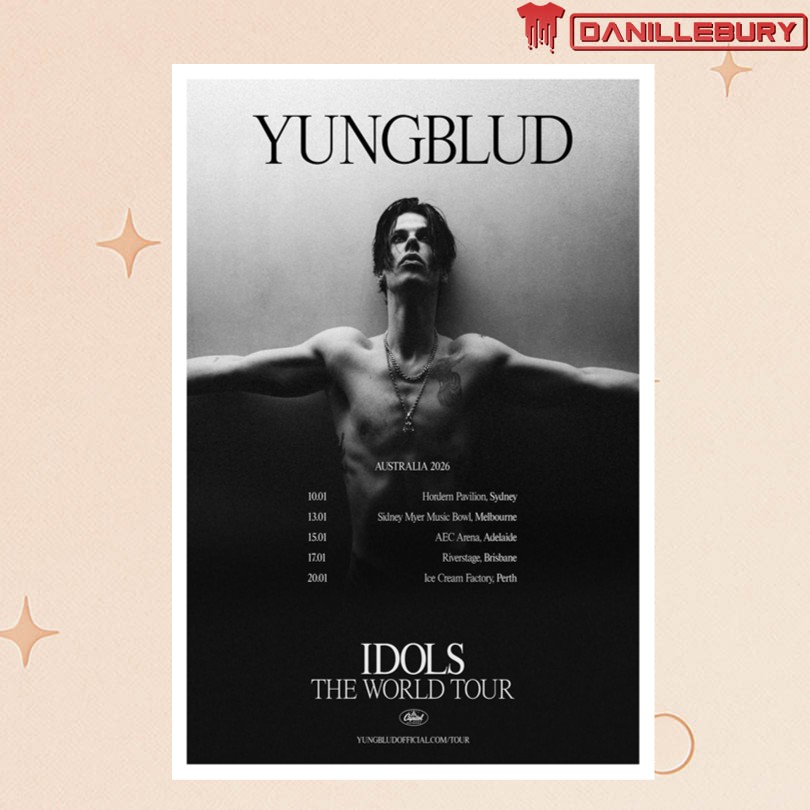 Yungblud Jan 2026 Australia Tour Poster