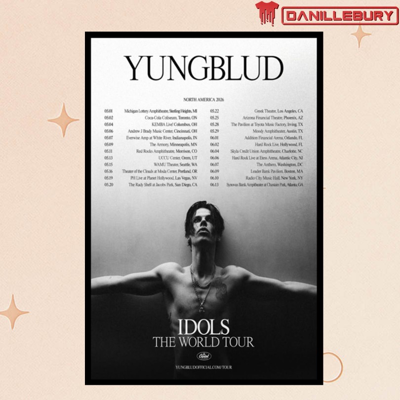 YUNGBLUD North America Tour 2026 Poster