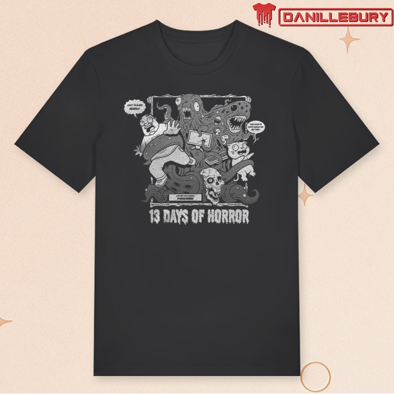 13 Days of Horror Screen Printed T-Shirt 2025
