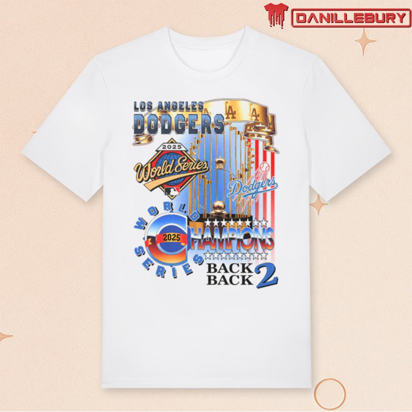 2025 Dodgers Back To Back T-Shirt