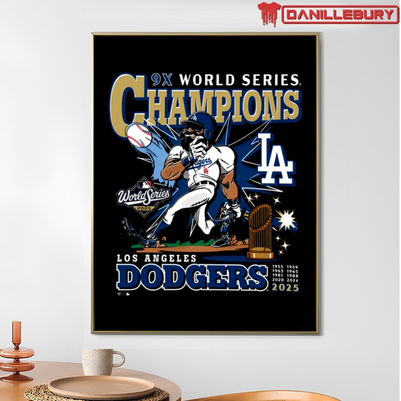 2025 World Series Champions '47 Franklin Los Angeles Dodgers Shirt - Image 4