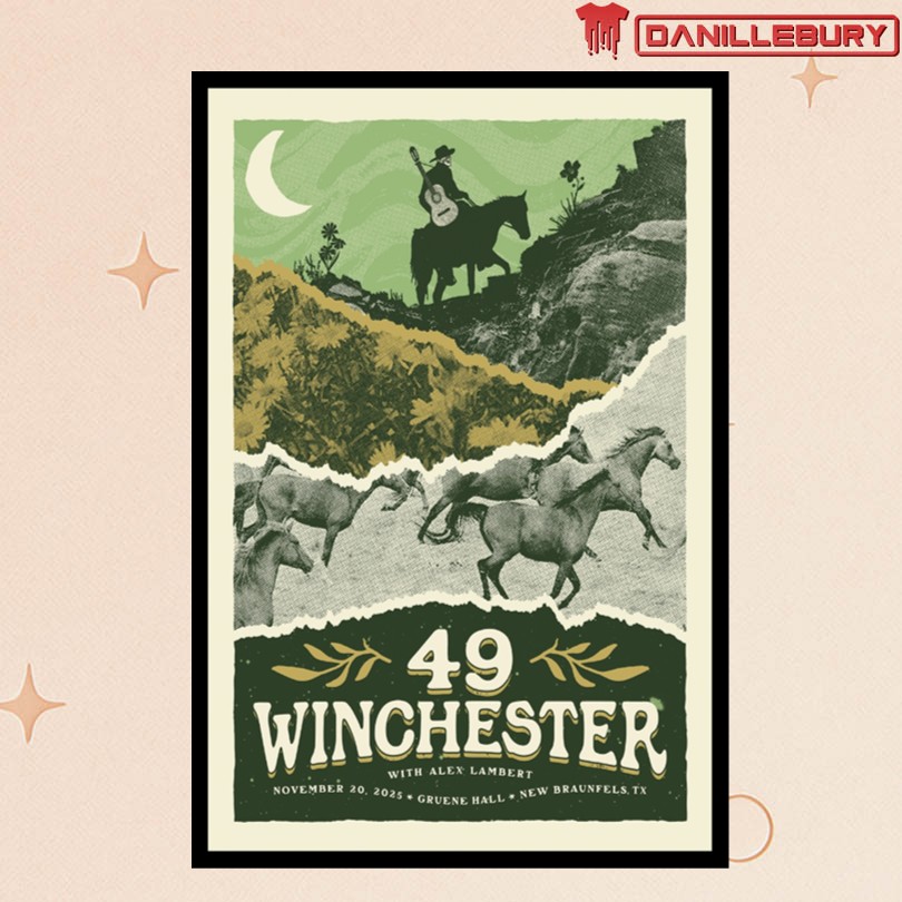 49 Winchester Gruene Hall Nov 20 2025 Show Poster
