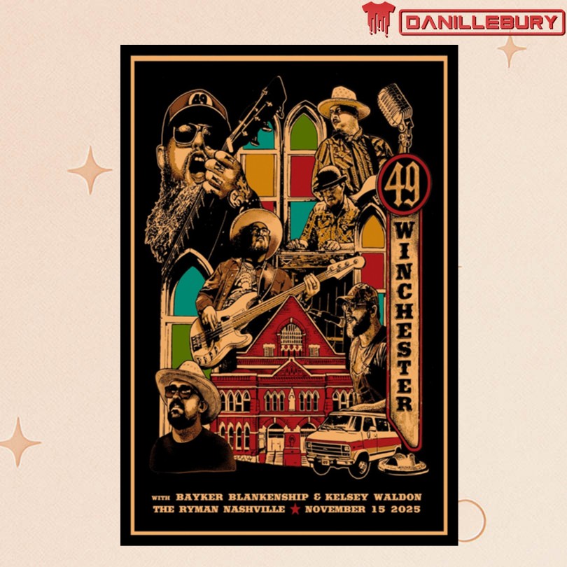 49 Winchester Nov 15 2025 Ryman Auditorium Nashville TN Poster