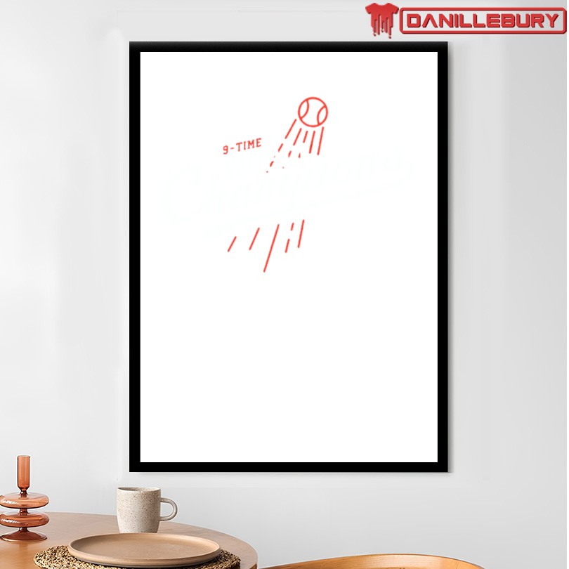 9 Time LA World Champions 2025 T-Shirt - Image 4