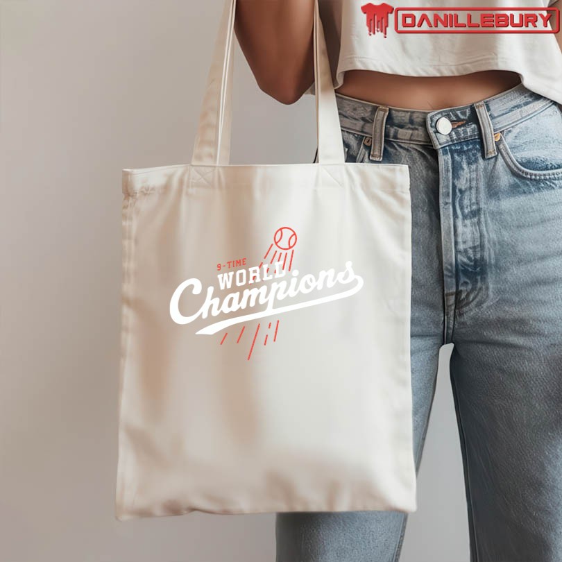 9 Time LA World Champions 2025 T-Shirt - Image 3