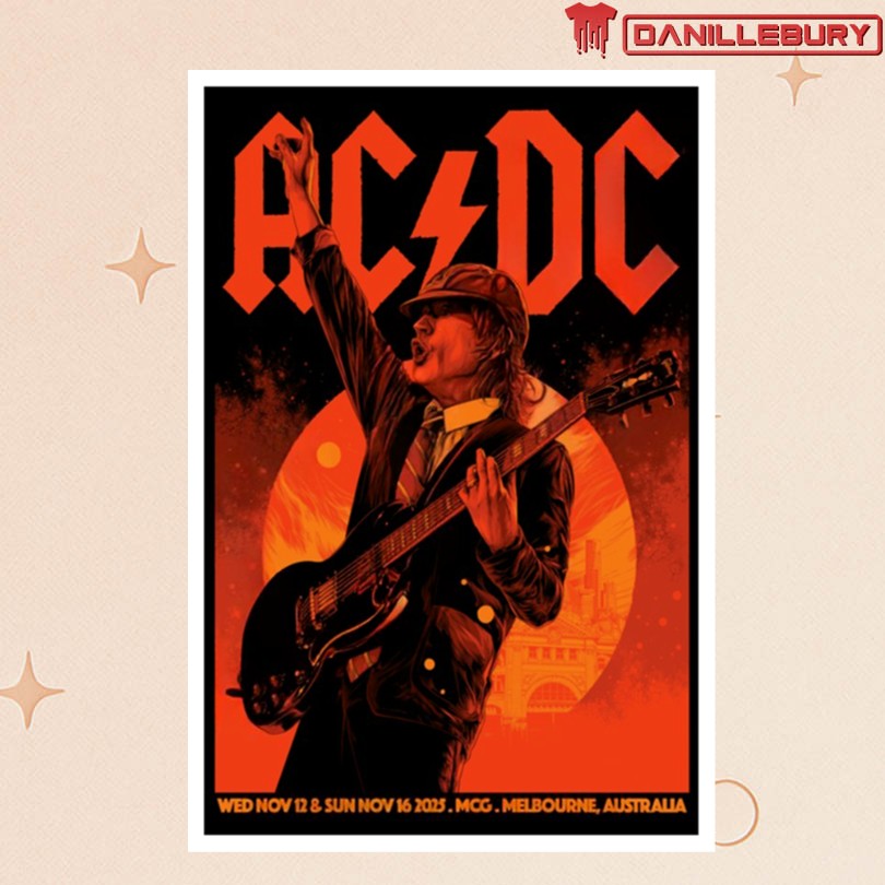 ACDC Melbourne Cricket Ground Melbourne AUS November 12 & 16 2025 Poster