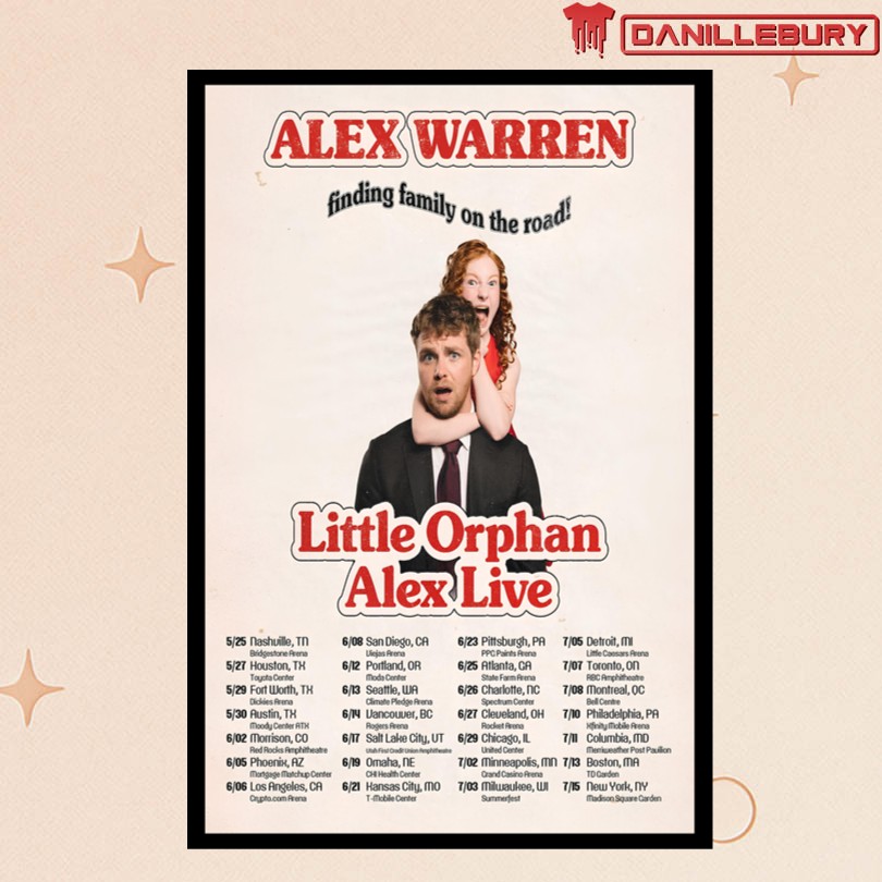 Alex Warren Little Orphan Alex Live 2026 Poster