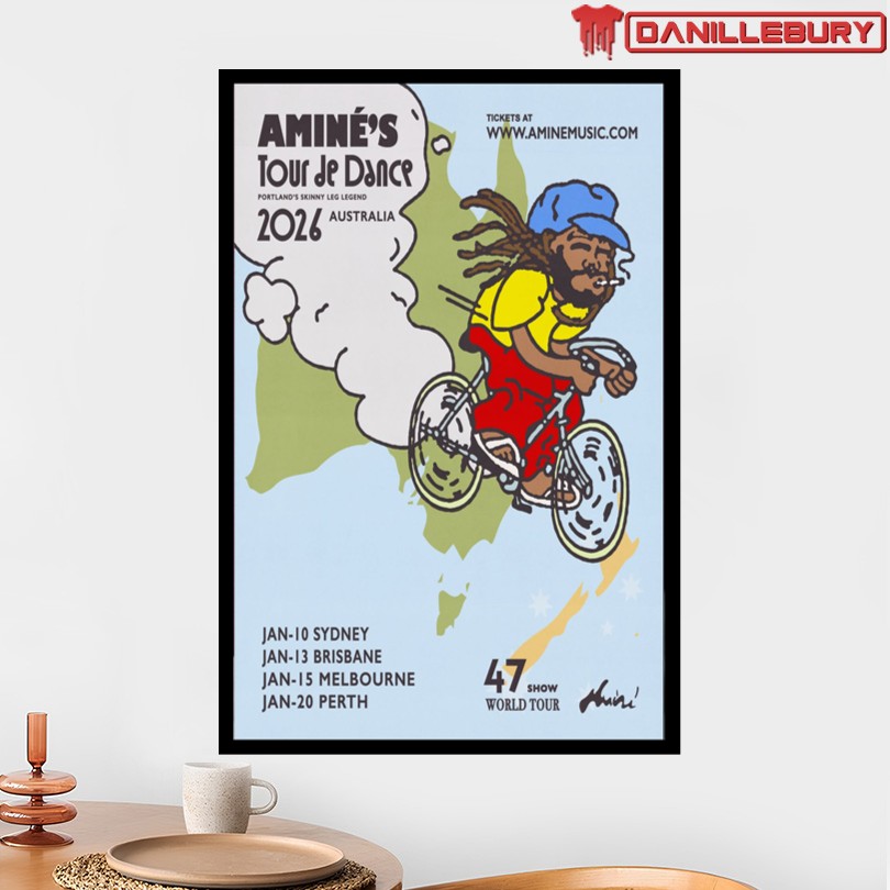 Amine Tour De Dance January 2026 Show Poster - Image 2