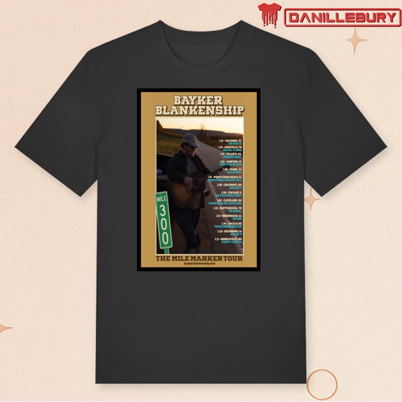 Bayker Blankenship 2026 Fall Tour Poster - Image 3