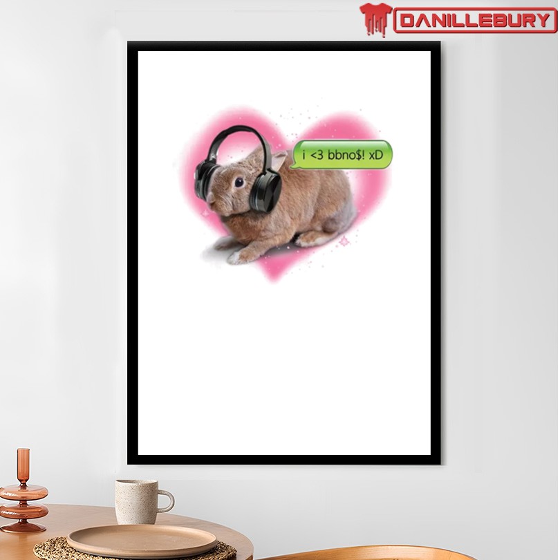 BBNO$ Bunny Headphones Shirt - Image 4