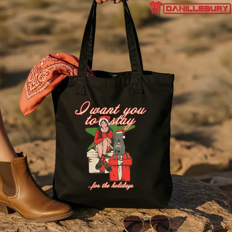 Billie Eilish Stay For The Holidays T-Shirt - Image 3