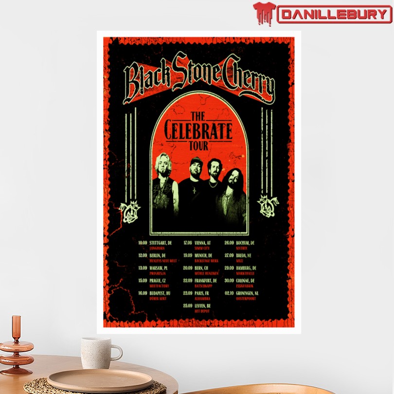 Black Stone Cherry Celebrate Tour 2026 Poster - Image 2