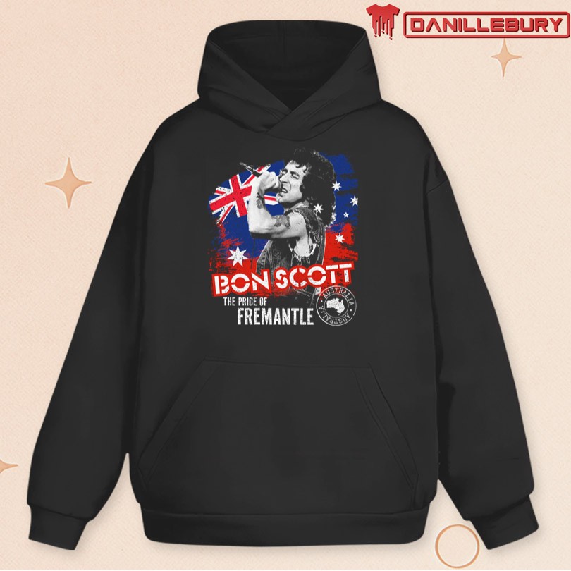 Bon Scott The Pride of Fremantle Stamp T-Shirt - Image 2
