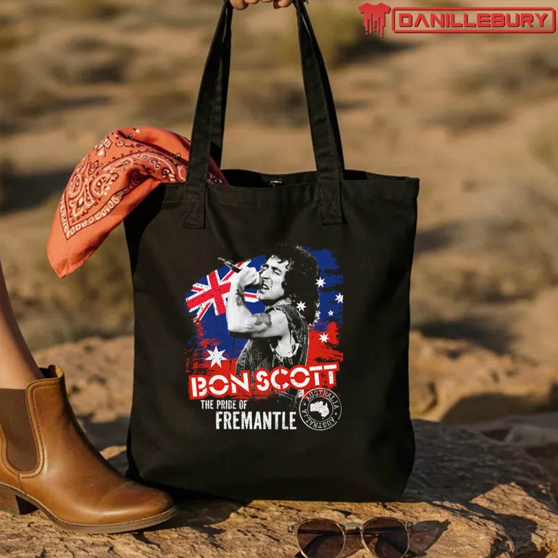 Bon Scott The Pride of Fremantle Stamp T-Shirt - Image 3