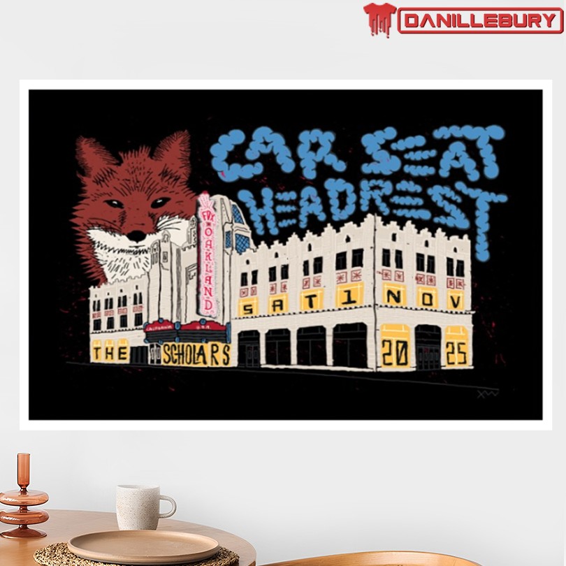 Car Seat Headrest The Fox Theater Nov 1 2025 Event Poster - Image 2