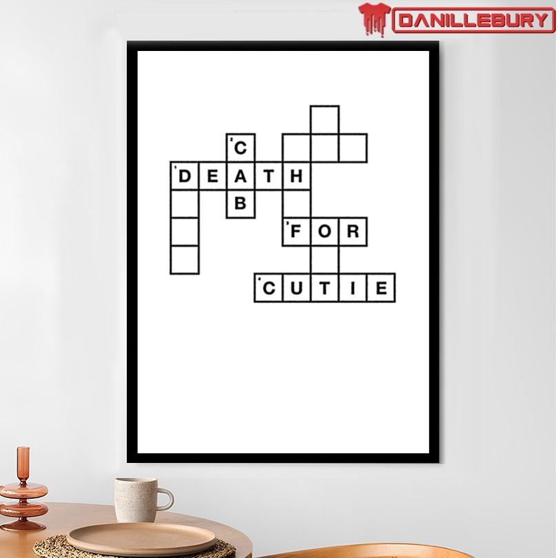 Death Cab for Cutie Crossword T-Shirt - Image 4