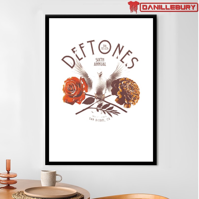 Deftones Floral Dove Merch - Image 4
